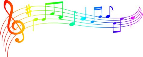 Musical Key with notes row. . Music notes clipart transparent